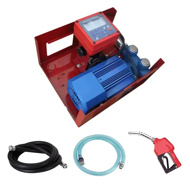 for AC 220V 40LPM Ex-Proof Preset Petrol Gasoline Pump Kit with Automatic Shut Fuel Nozzle