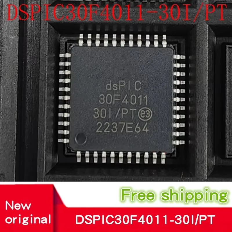 5PCS~50PCS/LOT DSPIC30F4011-30I/PT DSPIC30F4011T-30I/PT DSPIC30F401130I/PT QFP44 New original