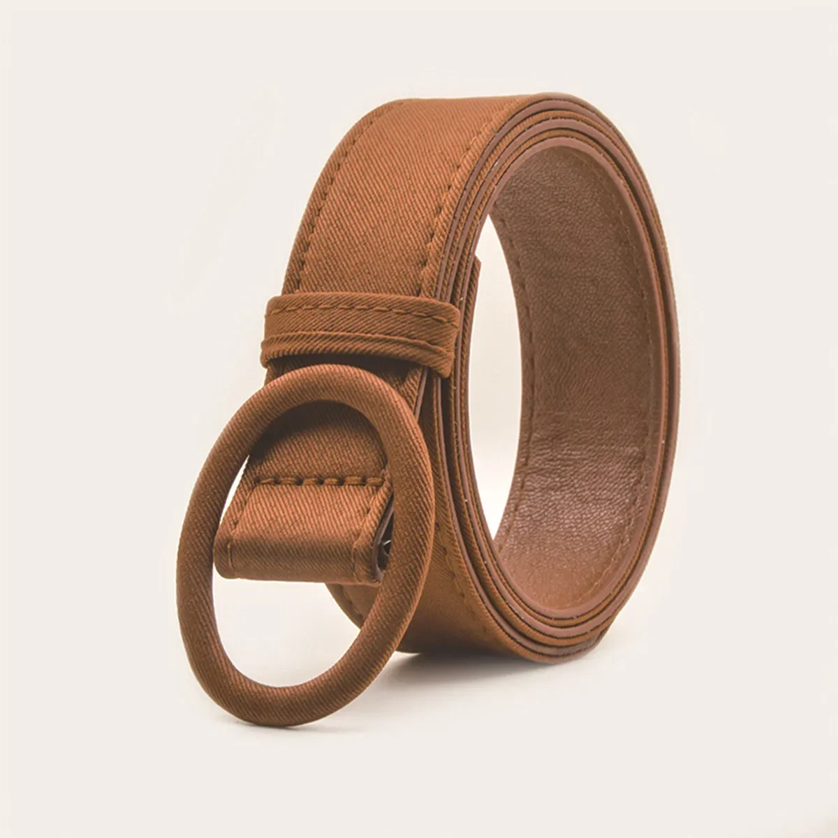 Girls PU Pin Buckle Belt Multi-coloured Versatile Thin Belt for Dress Jeans High Quality Canvas Fabric Children's Accessory