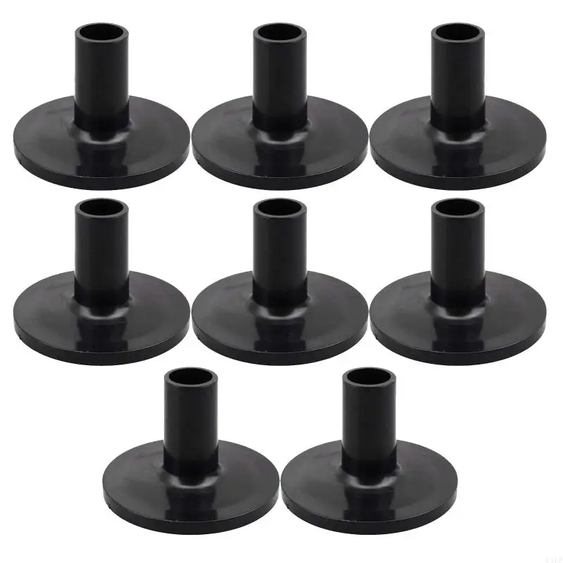

C1FE 8 Pieces/set Plastic Long Cymbal Sleeves with Flange Base for Drum Set