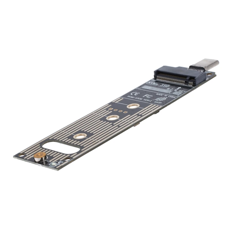 Adaptateur M2 SSD boîtier Nvme M.2 vers boîtier TYPE-C pour NVcloser PCIE M clé 2230/2242/2260/2280 convertisseur de NVMETYPE-C SSD
