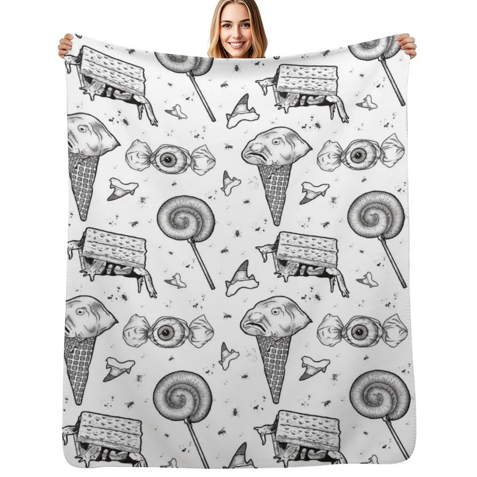 Одеяло Creepy-Crawly, Ooey-Gooey, туристические одеяла для дивана