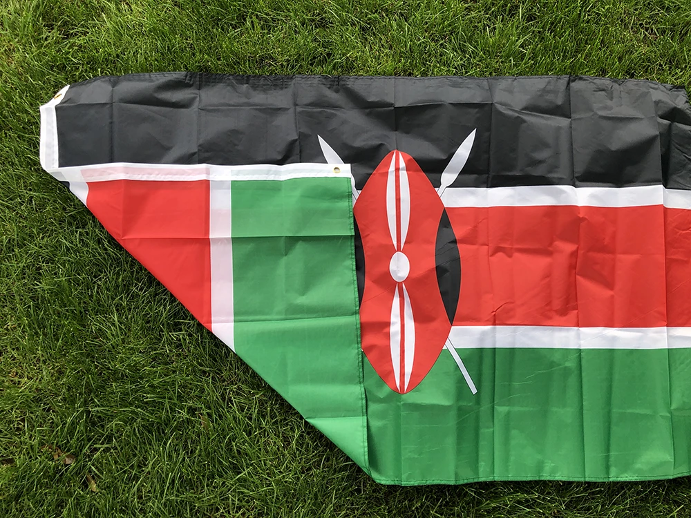 SKY FLAG Kenya Flag 90x150cm high quality Polyester standard hanging ken ke Kenya Flag For Decoration