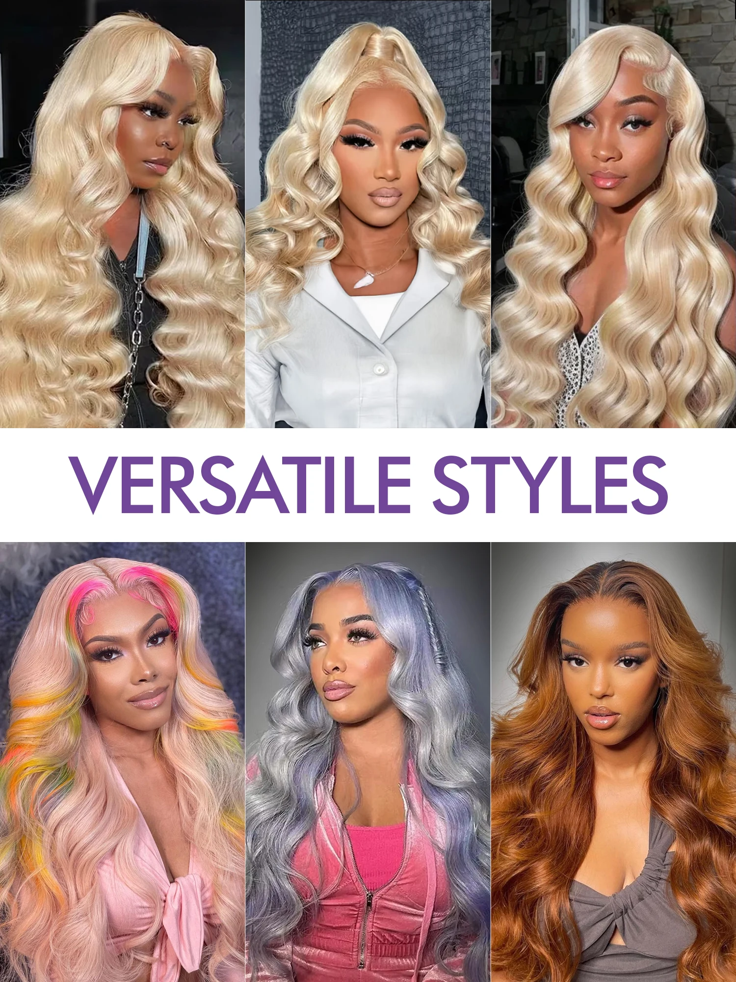 Colored 613 Honey Blonde Hair Weave 1/3/4 Bundles Brazilian Body Wave Remy Hair Bundle 8 To 24 inch Human Hair Weft Can Be Dye