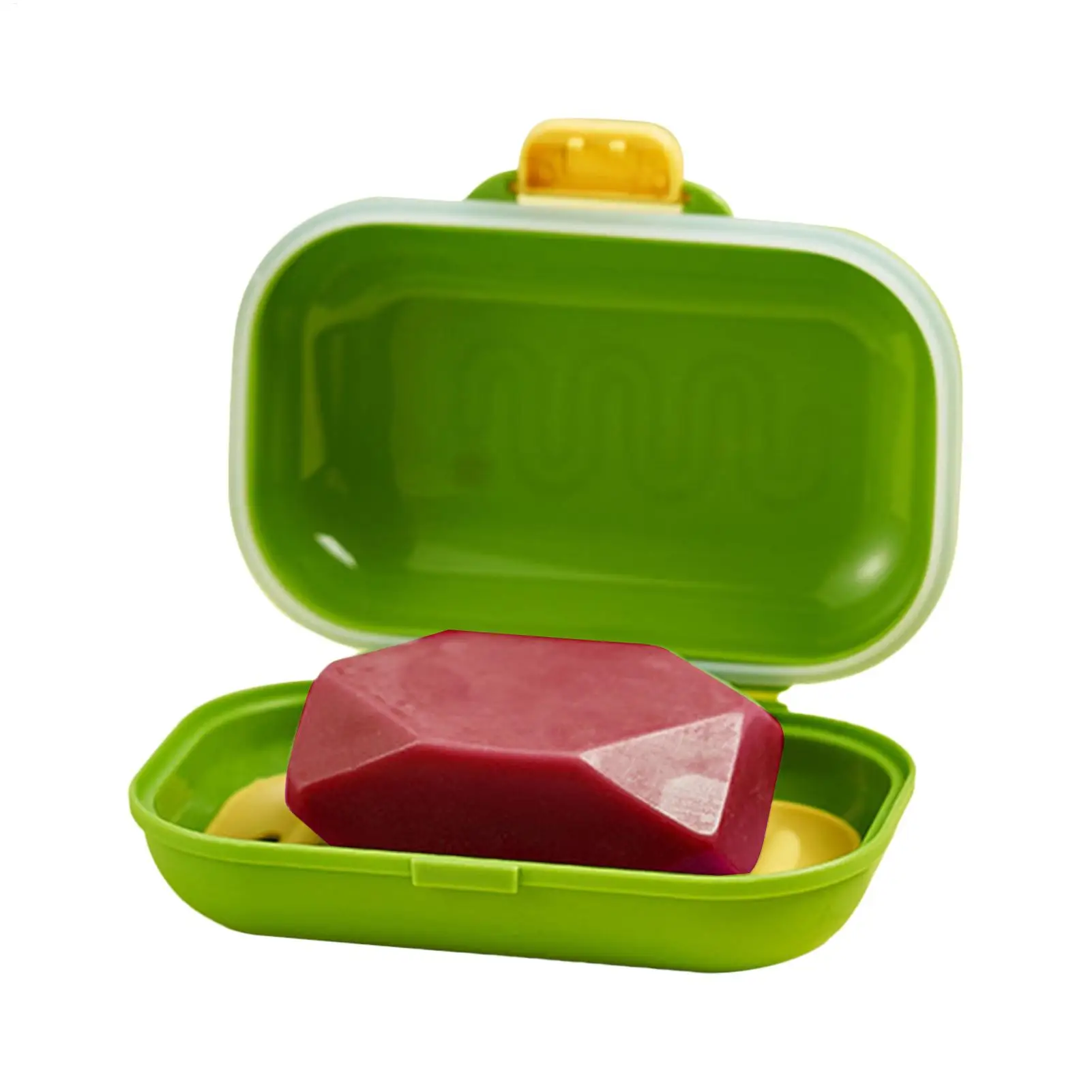 Travel Soap Case with Buckle Portable No Drill Soap Holder for Outdoor Camping Bathroom Storage Box Soap Dish Box
