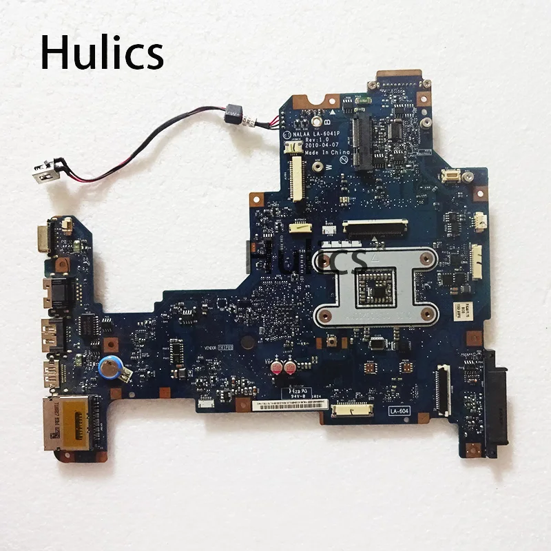 Hulics Used Laptop Motherboard For Toshiba Satellite L670 L675 NALAA LA-6041P K000108760 Mainboard HM55 DDR3 Main Board