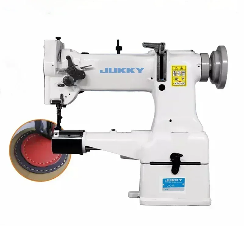 

8B Industrial Cylinder Bed Sewing Machine Thick Leather Manual Feed Mechanism New Automatic Oil Supply Sewing Machine Motor