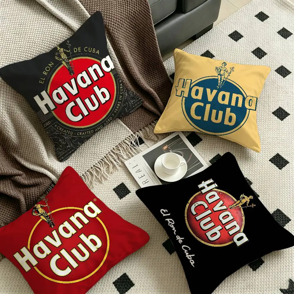H-Havana C-Club Pillow Cover for Bedroom Room and Living Room Sofa Decorative Cushion Cover