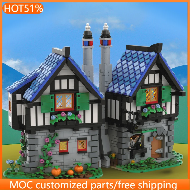 

1808 PCS City Engineering 3739 Blacksmith Shop Remake MOC Customize Modular Building Block Educational DIY Toy Birthday Gift