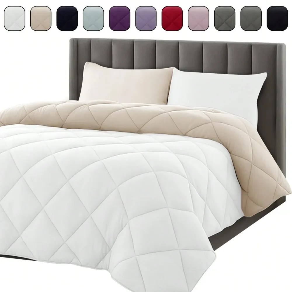 

Комплект постельного белья Lux Decor Collection: мягкая микрофибра, легкий, дышащий, идеально подходит для всех сезонов, уютное постельное белье для спальни.