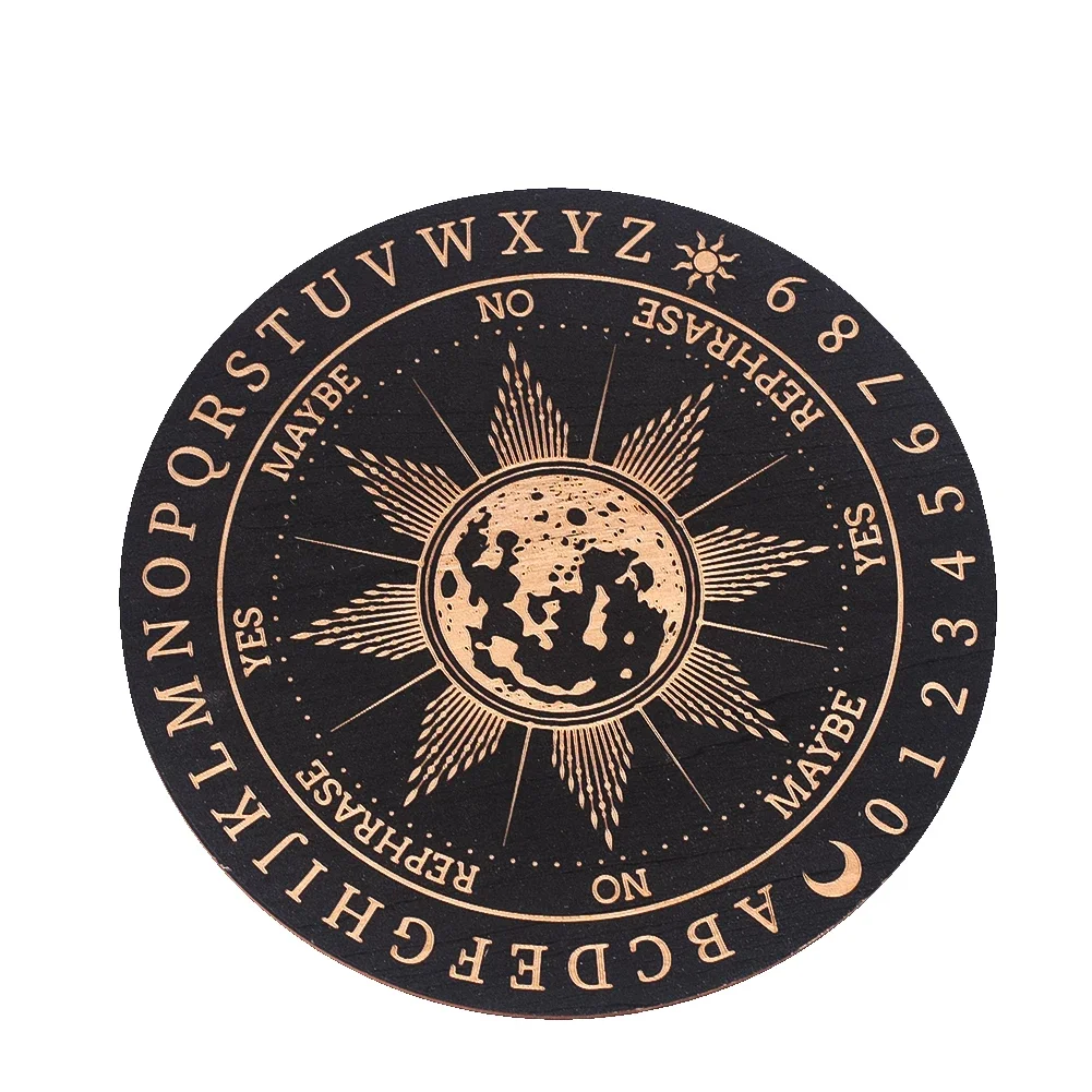 

Tarot mat Crystal Display Board Pendulum Board Moon Phases for Divination Meditation Yoga Wicca Altar Ritual Decoration Tools