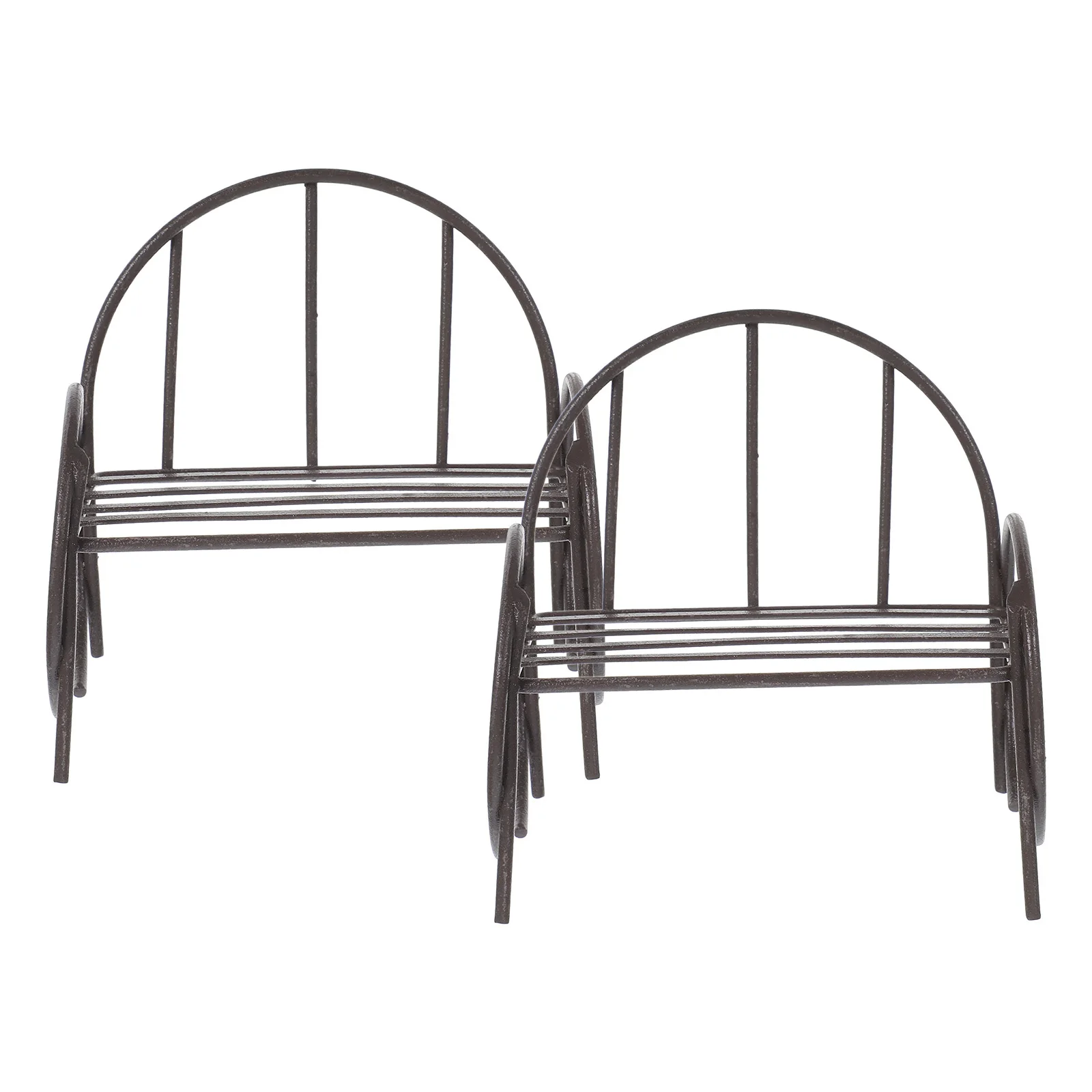 

2 шт. миниатюрная парковая скамейка, мебель для дома, декор дома, садовый пейзаж, песочный стол, орнамент, микросцена, реквизит для кукольного домика