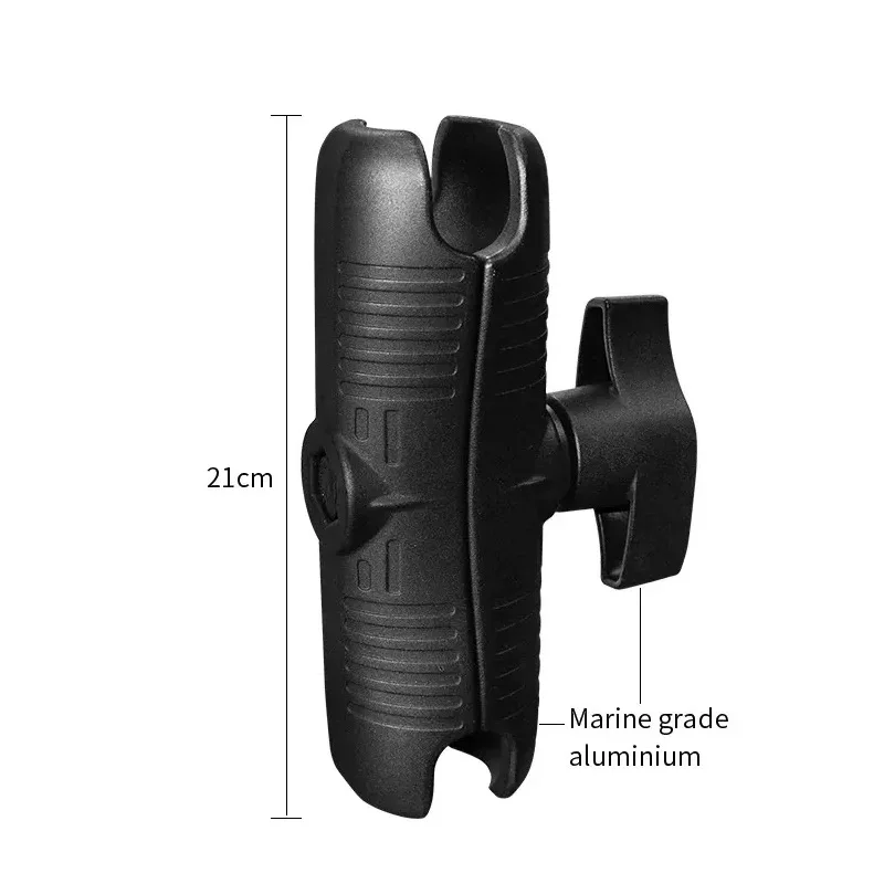 

Сверхмощный 2,25 дюймовый 21 см длинный двойной кронштейн из алюминиевого сплава для GPS навигационной камеры поддержка для морской лодки