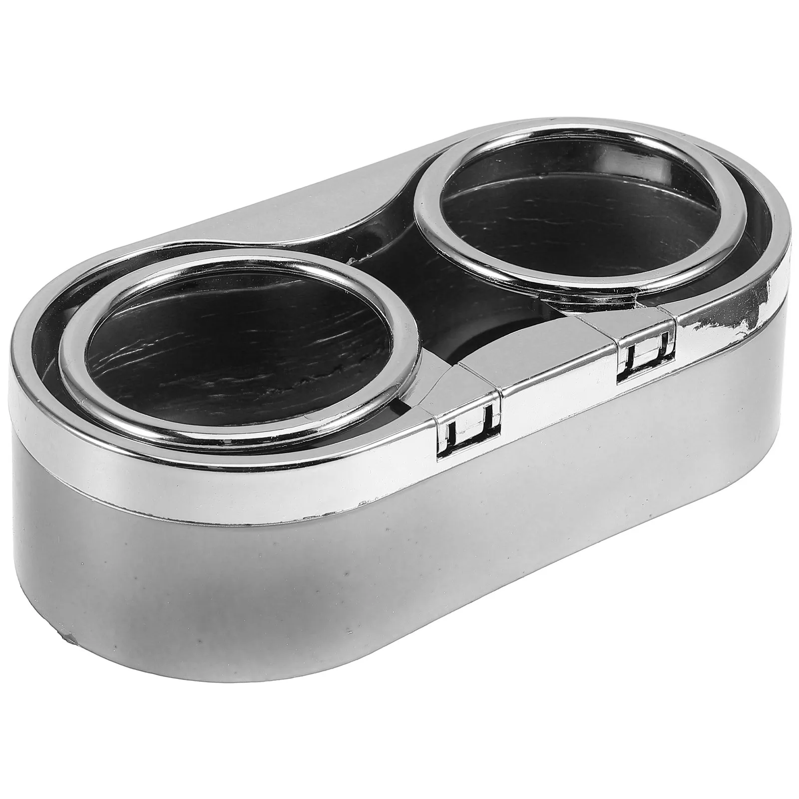 

Dual Car Cup Universal Fit Abs Plastic Bottle Holder Stand Stable Space Saving Car Organizer Dual Hole Cup Holder For Front Back