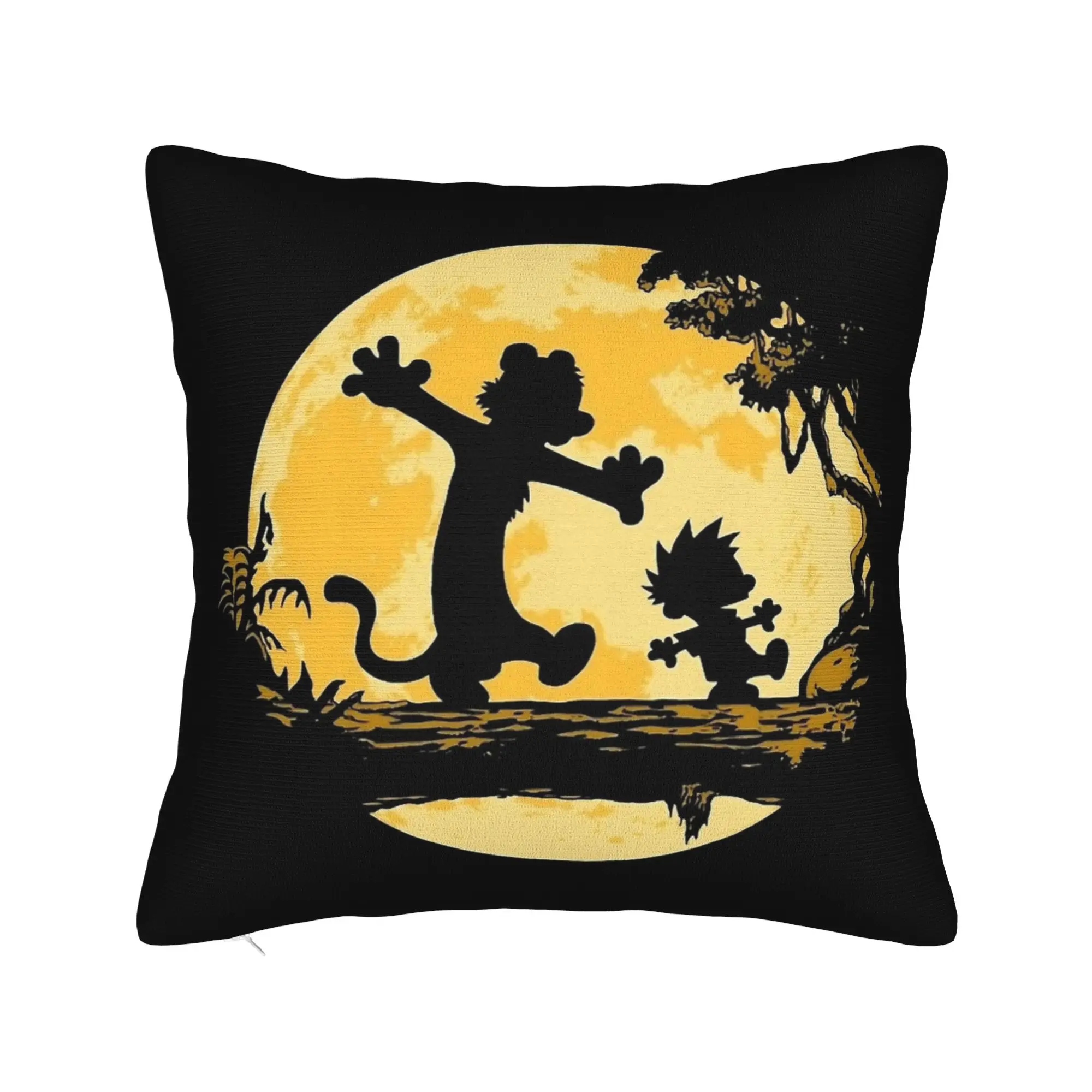 Pillow Case Calvined and Hobbes  Design  Pillow Cover For Sofa Home Decor Funny Pillowcases