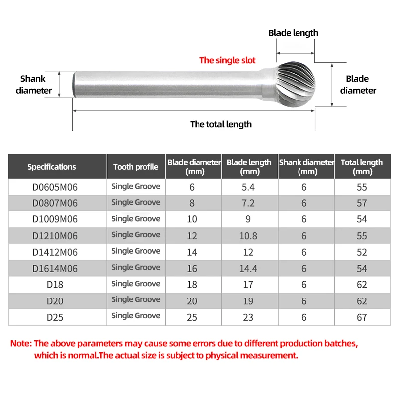 KaKarot 6mm Schaft D Art Hartmetall Dreh Dateien D1210M06 Einzigen Grat Bohrer CNC Gravur Dreh Werkzeug Cutter kalk Core