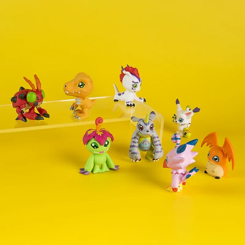 Digimon przygoda Piyomon Tailmon Patamon Tokomon Tentomon Gabumon Agumon Model figurki Anime ulubione zbieraj ozdoby