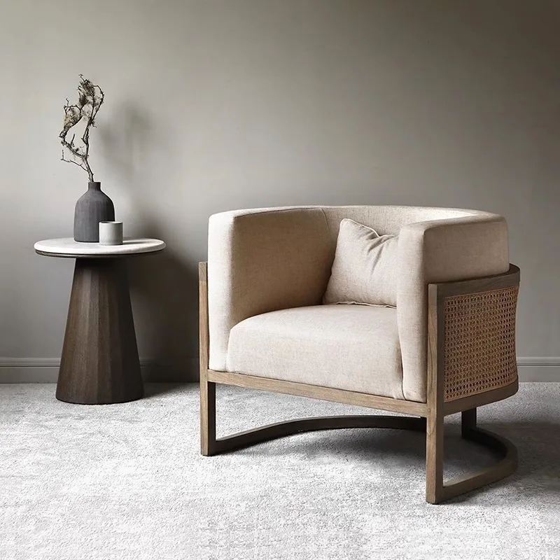 

Ваби-саби из ротанга, диван для гостиной из массива дерева, средневековый диван в японском стиле, мебель для гостиной в семье, отель, Kanapa XYSF