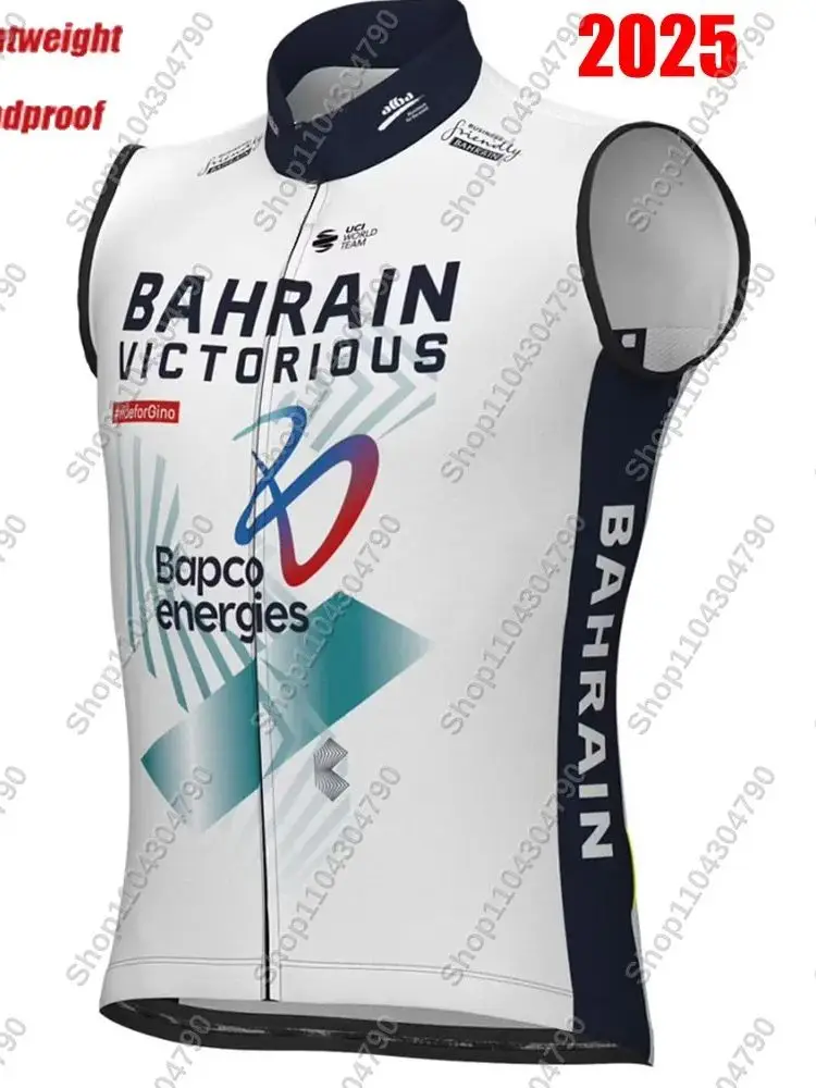 AliExpress NONE 2026 Bahrain Victorious Team Wind Vest Cycling Vest Windproof Lightweight Race Road Cycling Jersey Sleeveless MTB Maillot Ropa