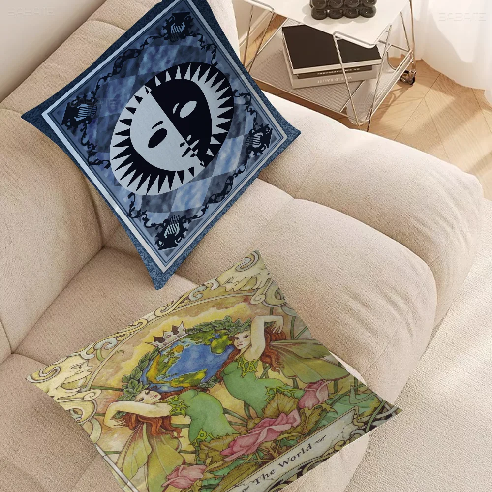 

Tarot Card Cushion Cover 30x50 Polyester Sofa Cushions Decorative Throw Pillows Home Decoration Pillowcover