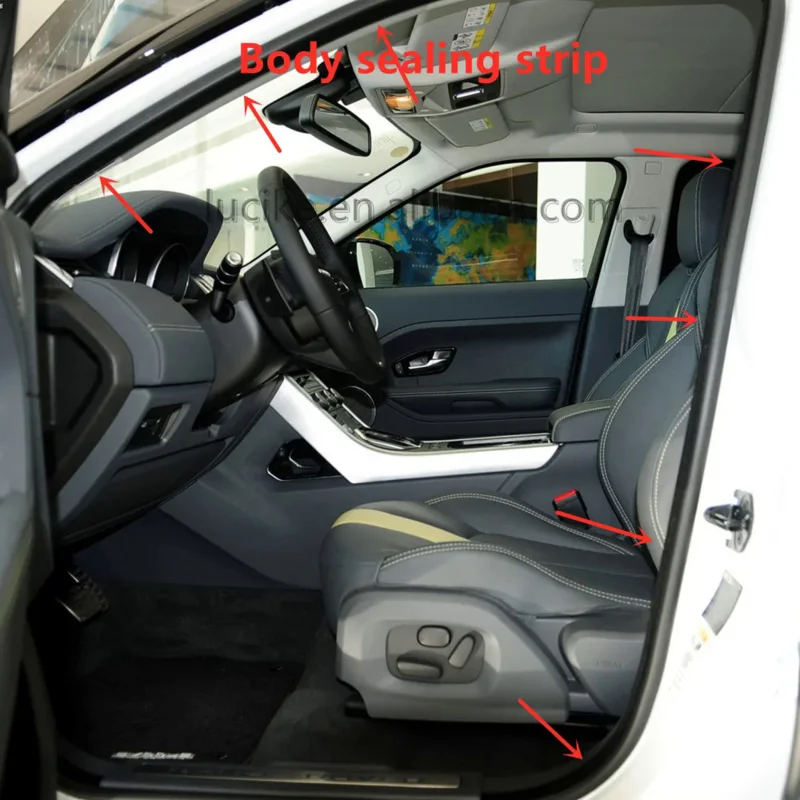 for Land Rover L538 Range Rover Evoque with front and rear left and right Body sealing strip LR026445 LR026446 LR026447 LR026457