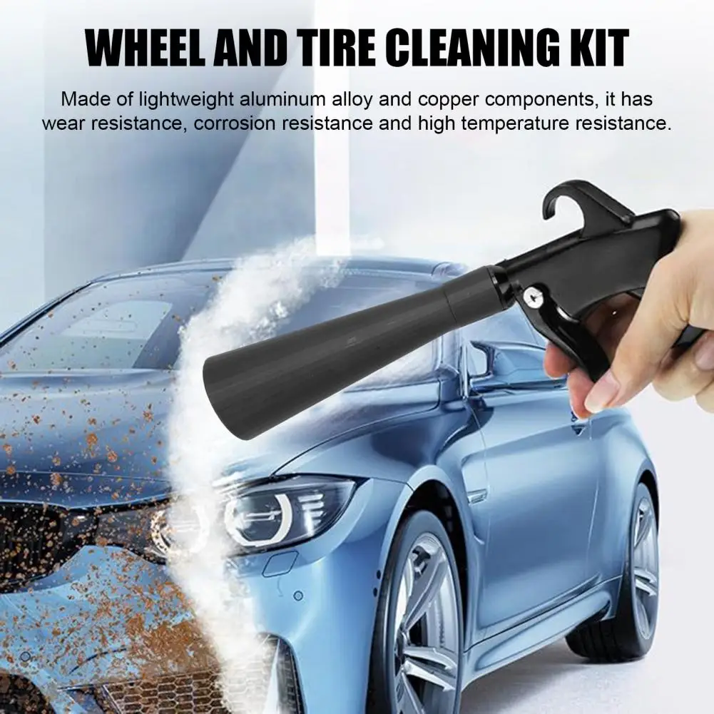 Air Pressure Car Blower Dry Cleaning Blower Automotive Dry Cleaner Car Air Blower Works with Air Compressor Interior Cleaner