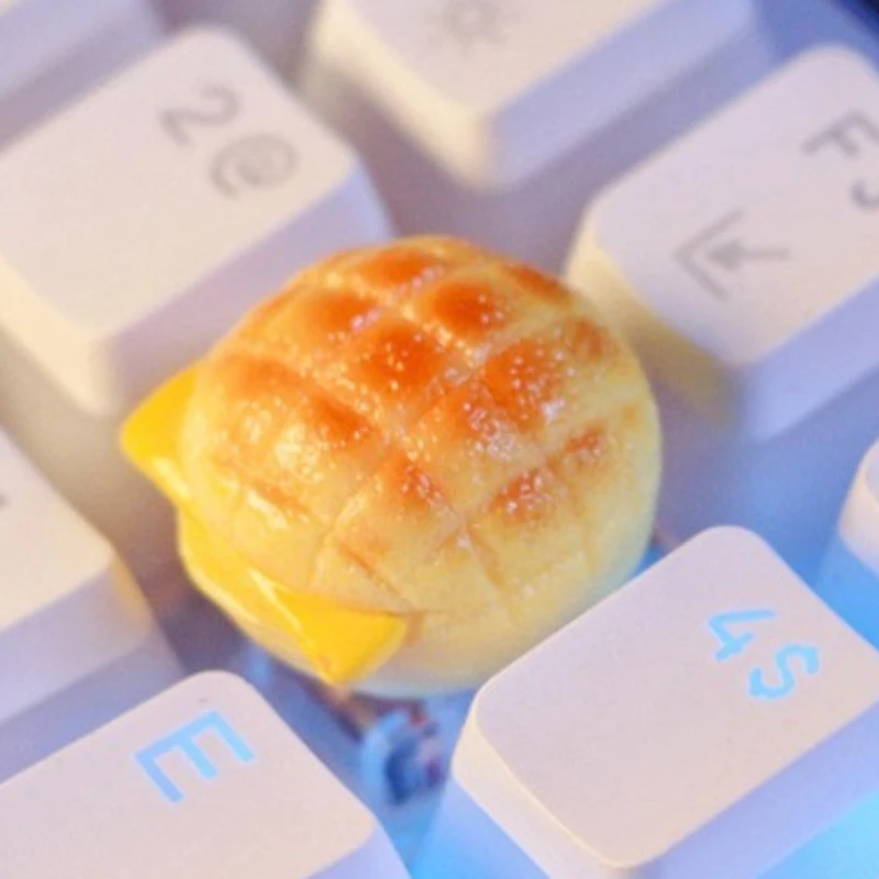 

Pineapple Bun Keycaps Customized MX Creative Handmade Keycaps Cute Keyboard Cap for Gaming Mechanical Keyboard Accessories Gifts