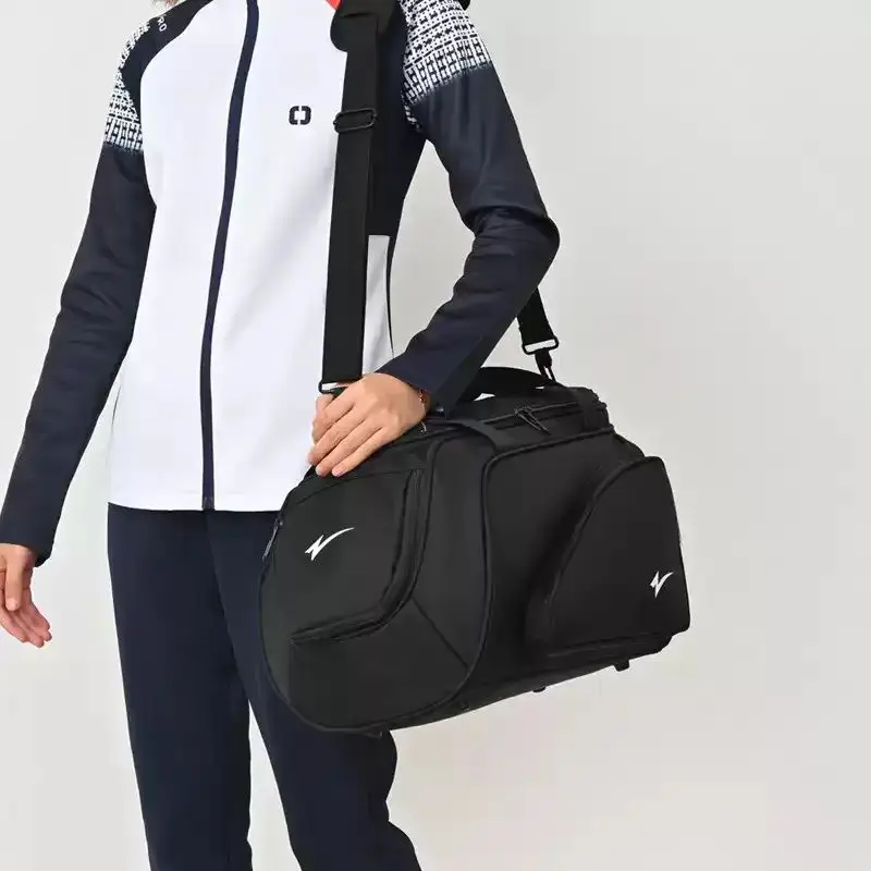 Table Tennis Sports Shoulder Bag Men Women Wet and Dry Separation for Outdoor Fitness Backpack for Athletes, Competition Bag