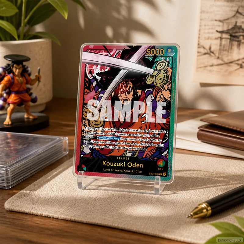 Kouzuki Oden EB01-001 en DIY OPCG Collection Cards Self Made Single Card Classic Game Anime Card Gift Toy 5PCS 10PCS Set