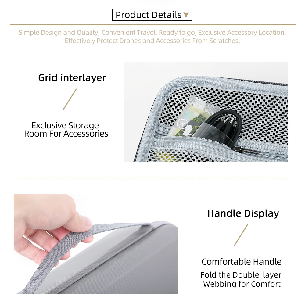 Portable Storage Bag For DJI Flip RC N3 Remote Control Carrying Case Shoulder Standard Box For DJI Flip Drone Accessories