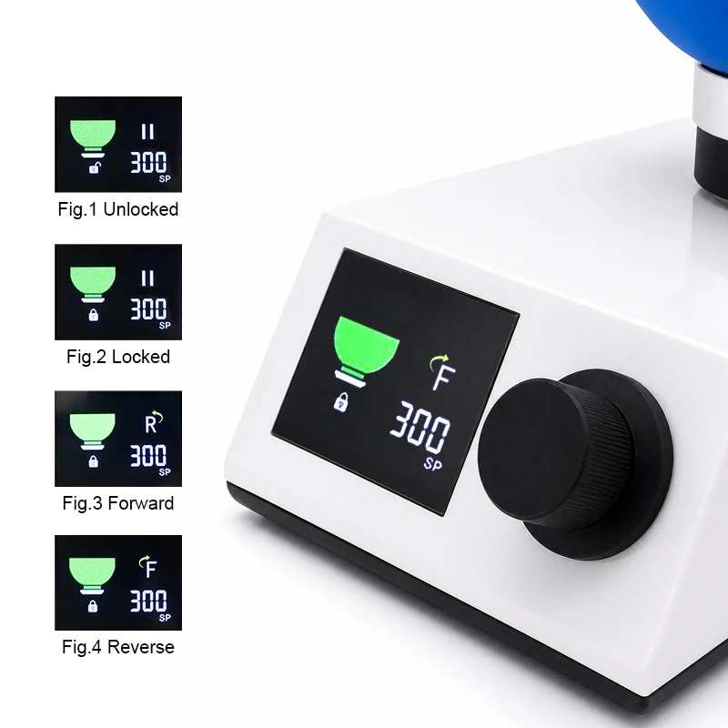 VV Adjustable Speed Dental Electric Mixer 5-300 rpm Plaster Alginate Mixing Machine For Dental Stone Resin Use in Lab & Clinic