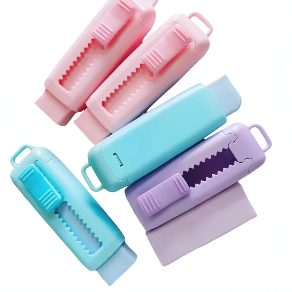 Portable Push Type Eraser Pen Soft Cleaning Tool For Students Stationery Office Supplies Drawing Writing Correction
