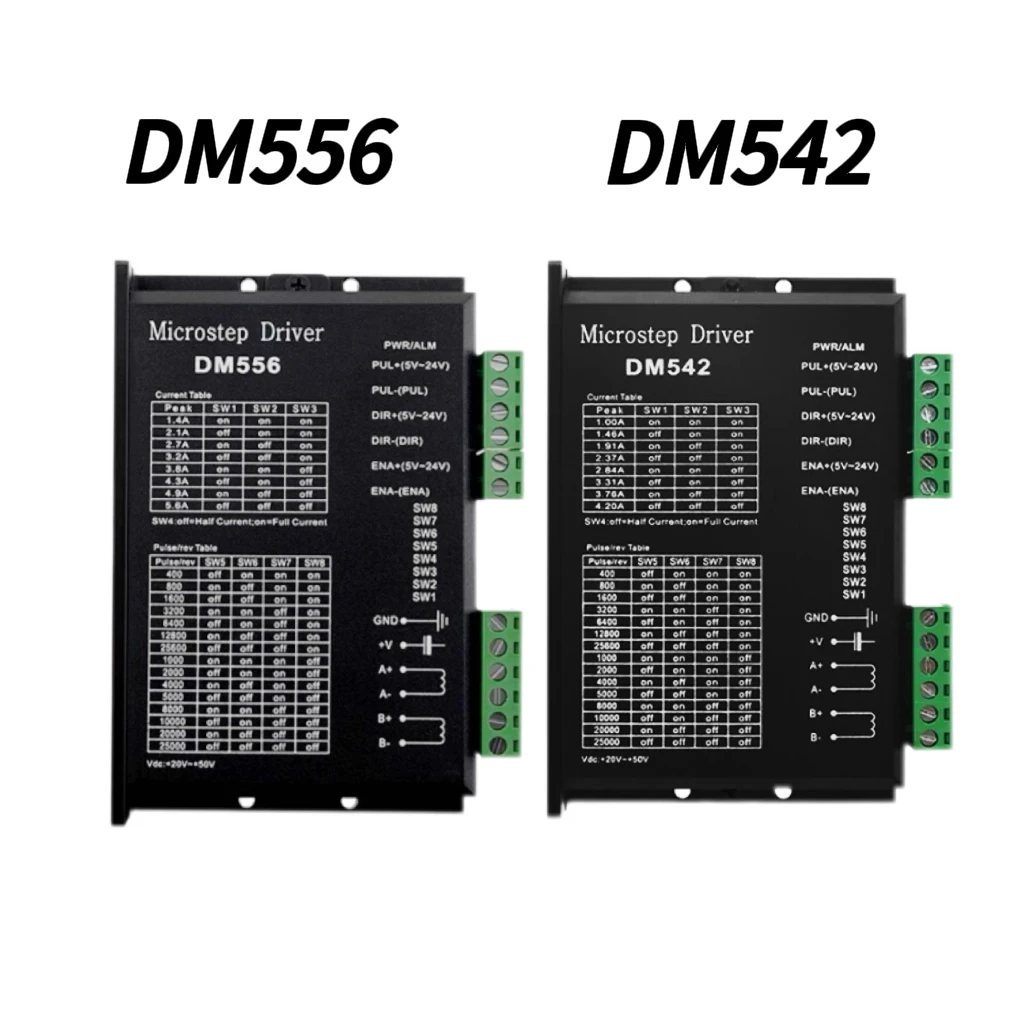 Microstep Motor Driver DM542 DM556 for Nema17 Nema23 Stepper Motor Supply Voltage 20-50V DC 1-5.6A for 42 57 Step motor driver