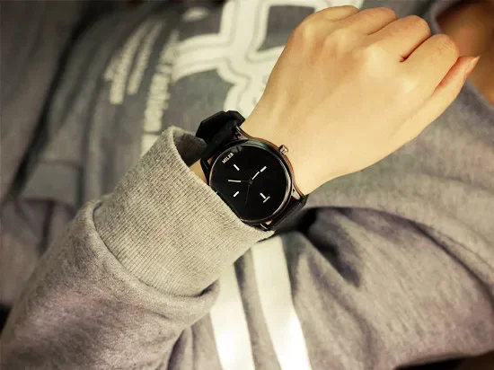 Reloj de pulsera de cuarzo con correa de silicona suave para hombres y mujeres, relojes para amantes de las damas, reloj miler, reloj de pareja