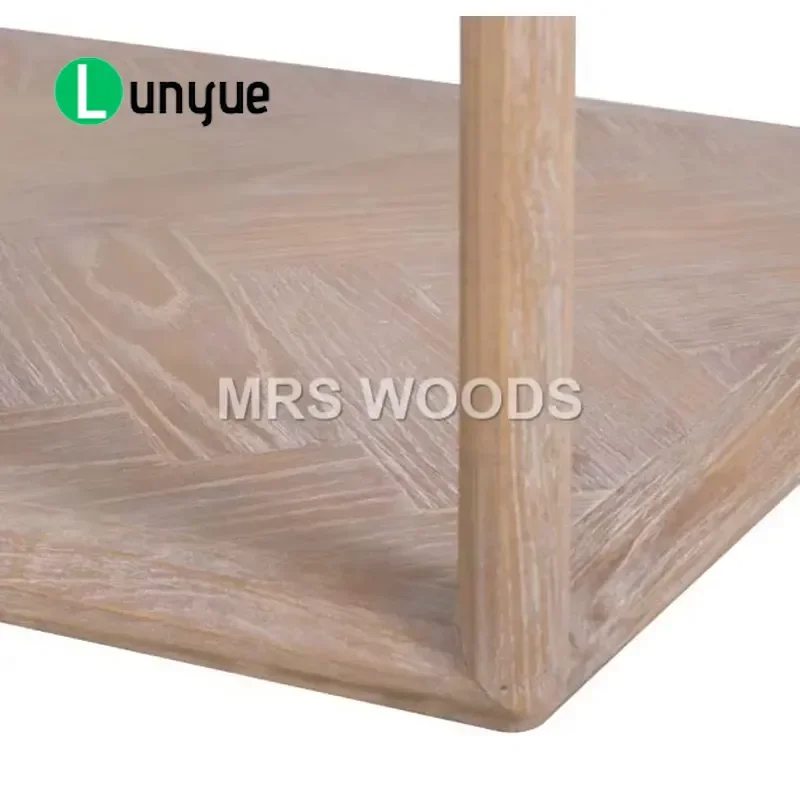Rectangular Hardwood Coffee Table with Glass Top and Storage Modern Wooden Center Table for Living Room Furniture Set