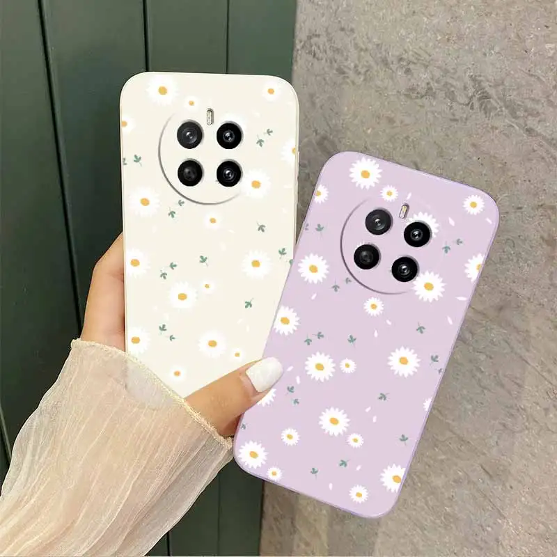 جراب هاتف من السيليكون بحبل سائل من Magic 7 Sunny Sunflower لهاتف Honor Magic7