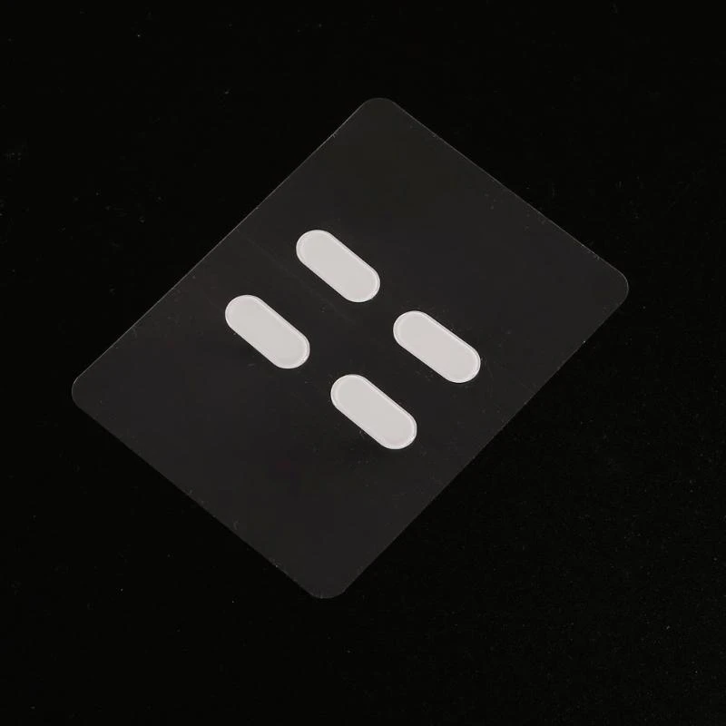 1Set Glass Mouse Feet Mouse Skates Sticker Pad Rounded Glides Curved Edges Replacement for G304 G305