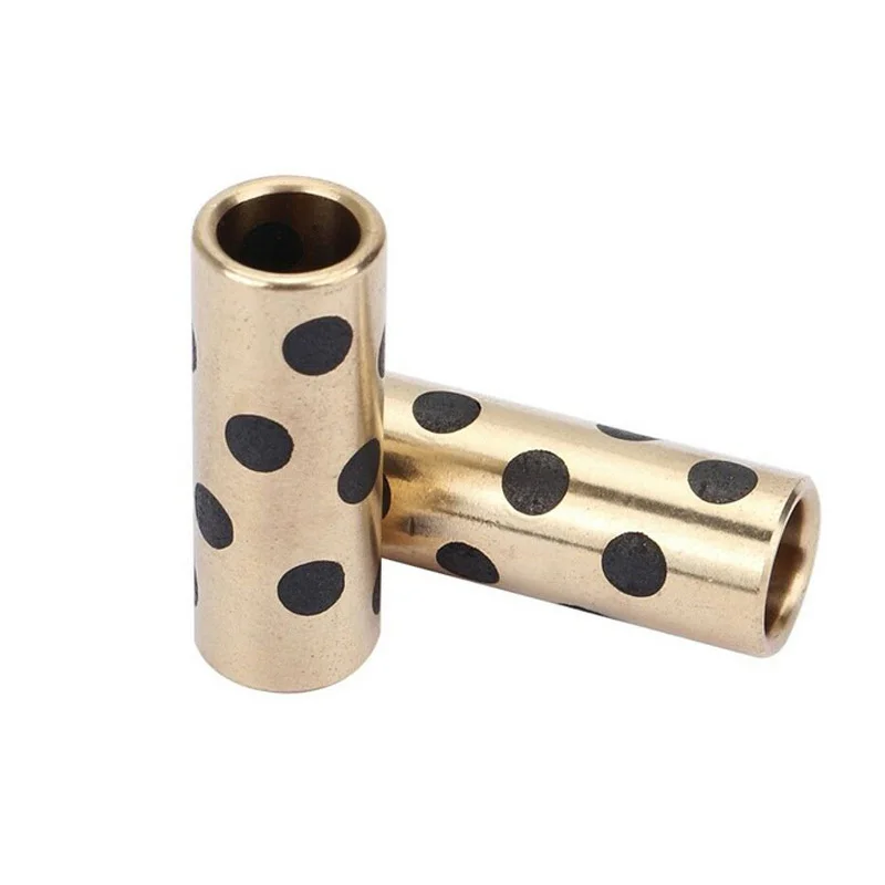 Manchon en cuivre auto-lubrifiant en laiton de 8mm, bague sans huile, roulement de bague en laiton 8x11x30mm 8x12x30mm 8x15x17mm 8x15x24mm