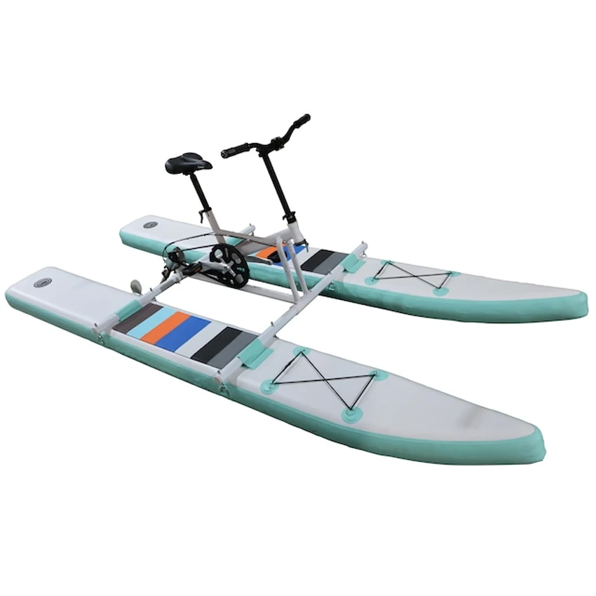 Funworldsport Water Bike Wholesale 1 Person Pontoon Peddle Leisure Sea Water Bike For Children