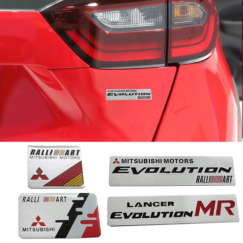 

Эмблема-наклейка на кузов автомобиля из сплава, боковой значок, задний шильдик на багажник для Mitsubishi Ralliart, ASX, Lancer, L200, Pajero, Outlander, Eclipse
