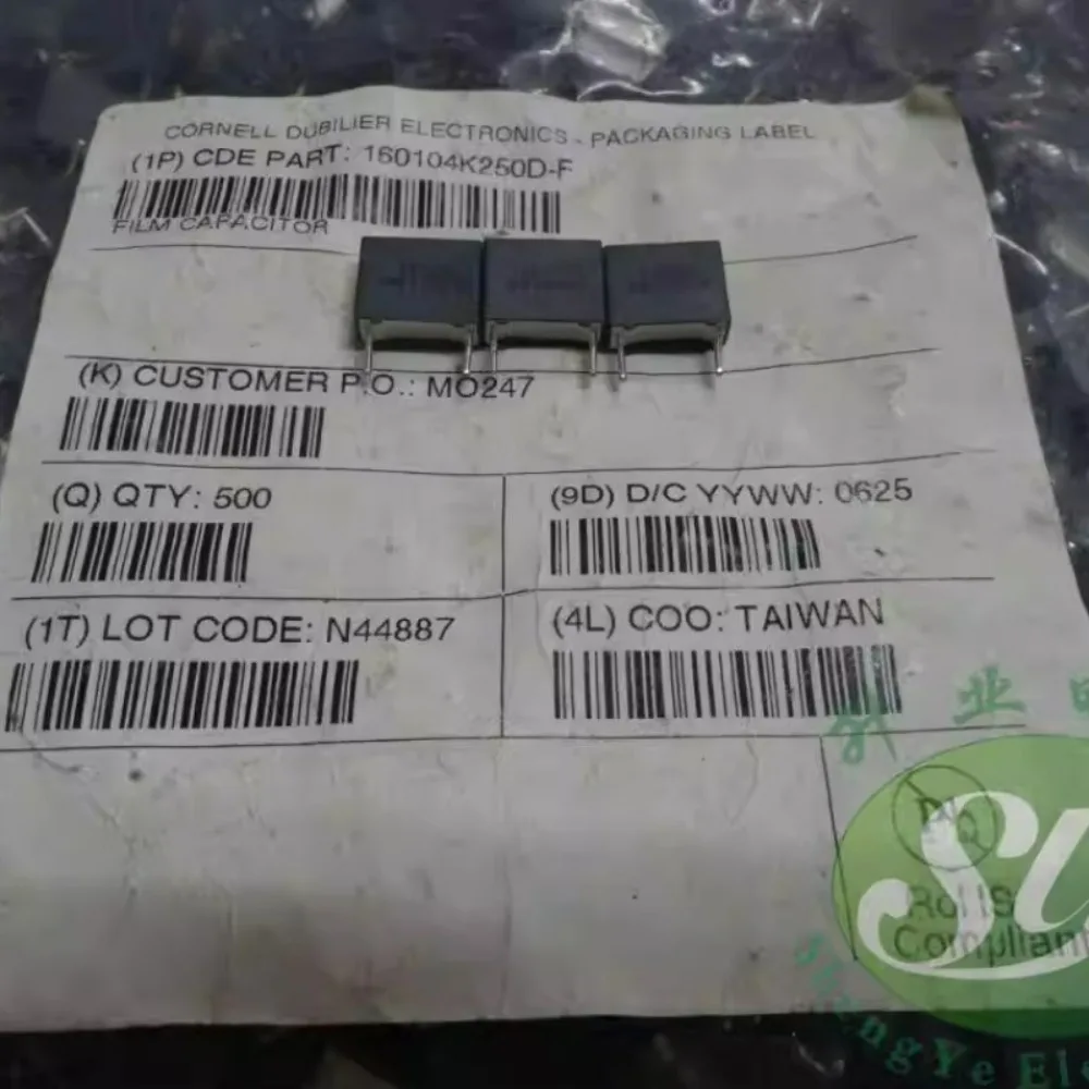 

20pcs/lot MO247 0.1uf/250v 100nf u1 104 Brand New 10mm Film Capacitor