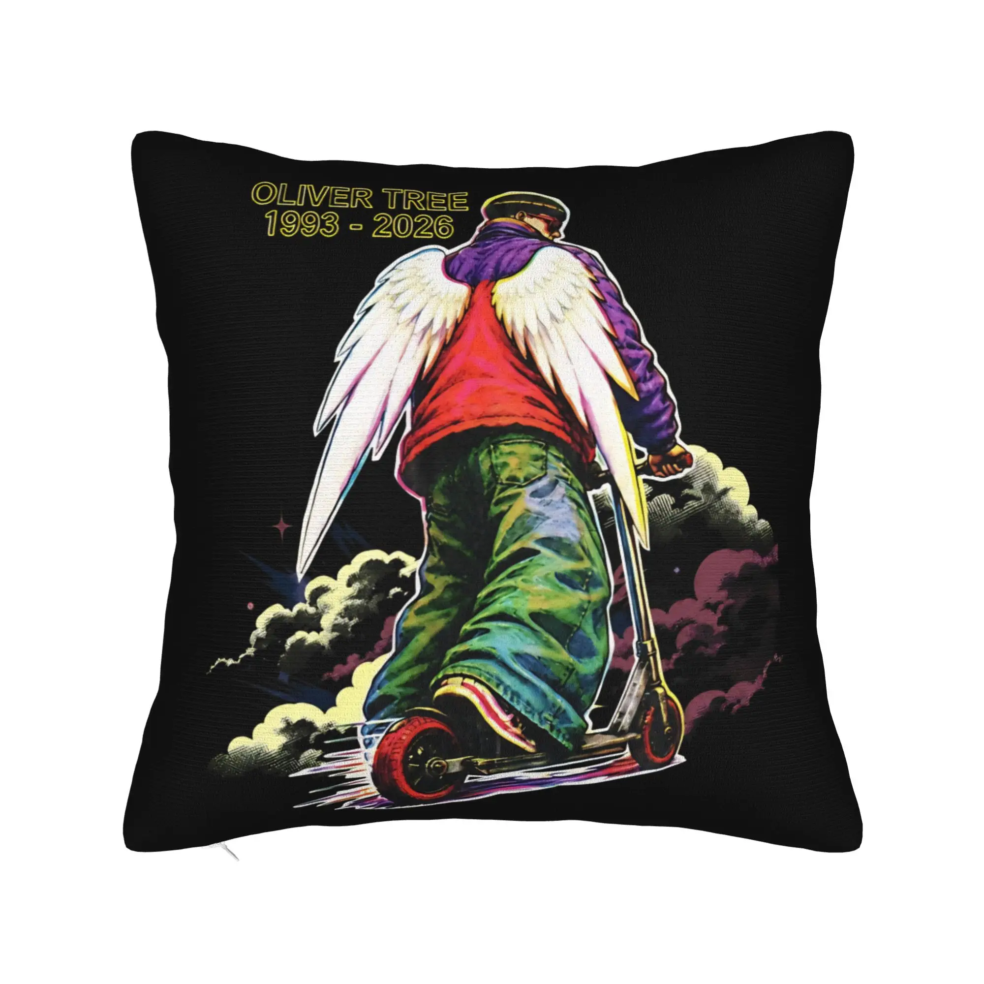 Oliver Tree Rest In Peace 1993 to 2026 Memorial Square Pillow Cases  Cushion Cover Customized Decorative Pillowcase for Sofa 18