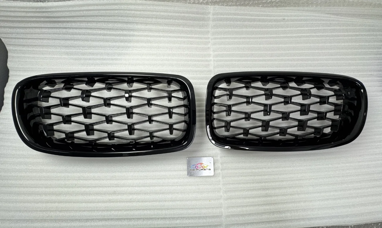 2012-2018 For BMW 3 Series F30 320i 325i 328i 335i Grill Replacement Style ABS Diamond Front Bumper Kidney Grille Overlay