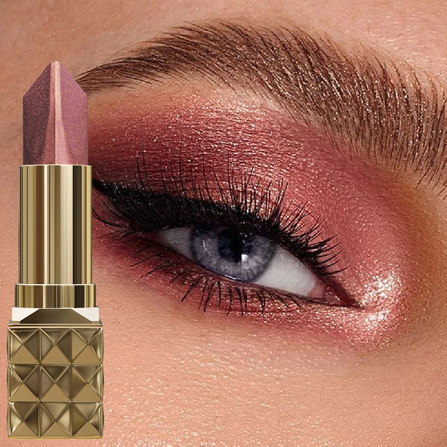 1개입 투톤 그라데이션 아이섀도우 스틱 펄 쉬머 컨투어링 아이섀도우 펜슬 한국 메이크업 여성용 선물 화장품 뷰티