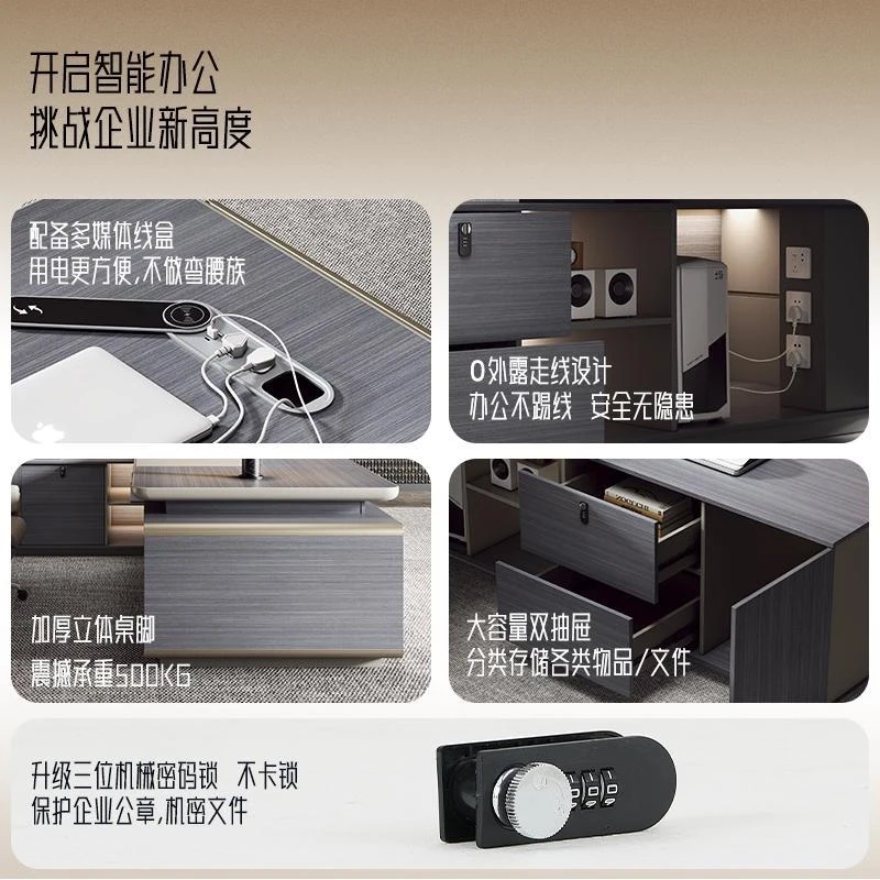 Luxury executive office desk, CEO desk, desk, lacquered executive desk, office furniture,'s desk and chair set