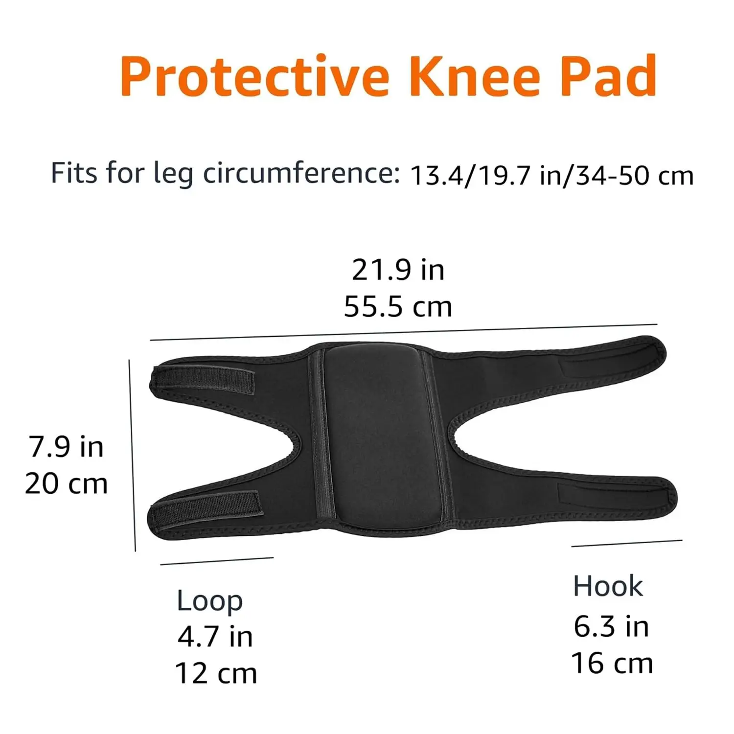 2026 New Basics Over/Under Knee Pads with Foam Padding for Kneeling, Indoor and Outdoor Use, 8.5