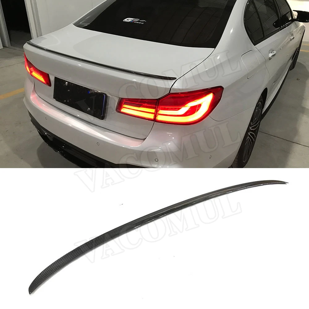 

VACOMUL 5 Series Carbon Fiber Rear Spoiler Boot Wings for BMW G30 G38 F90 Sedan Spoiler 2017 2018 MP Style Car Trunk Trim
