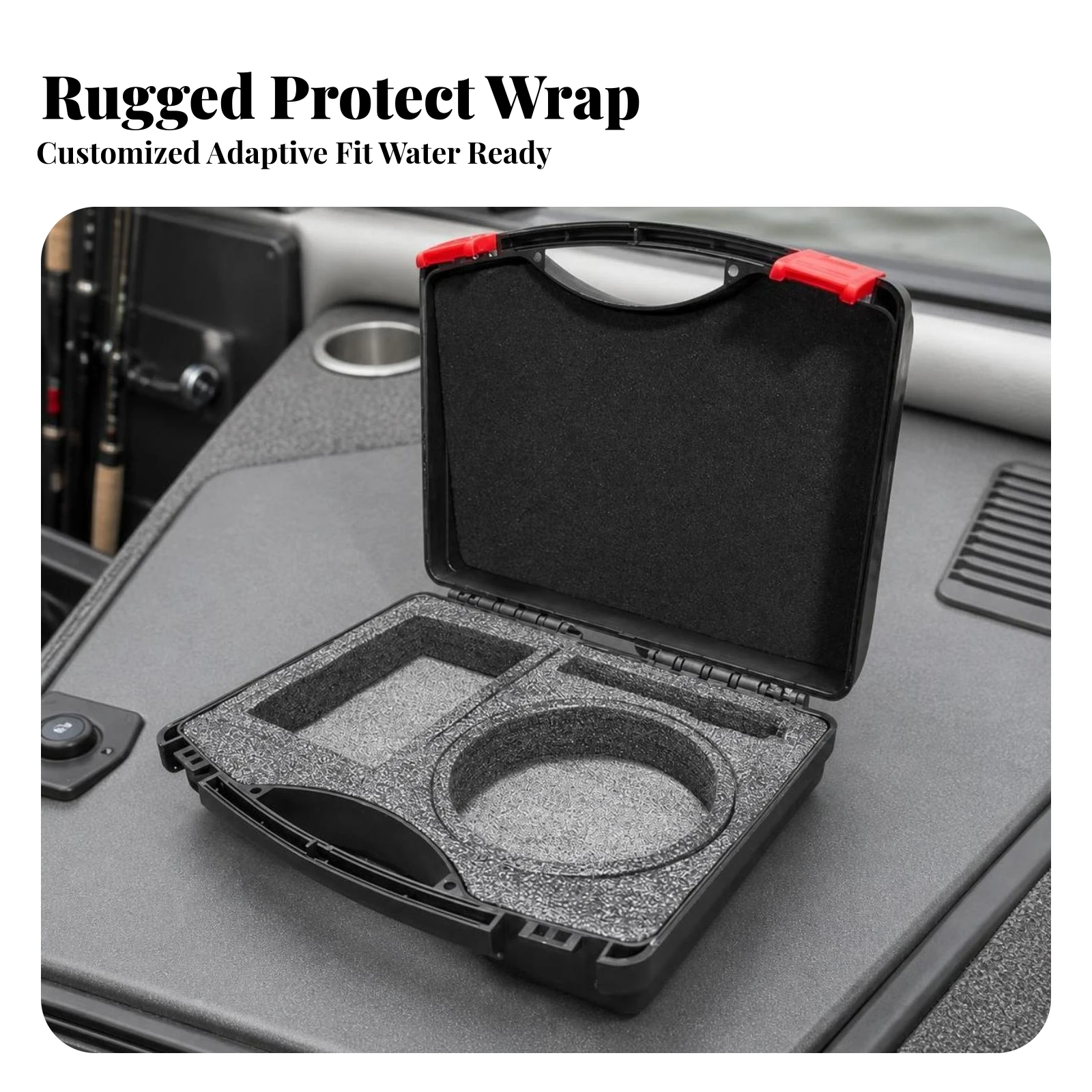 Portable Sonar Detector Case Compact Sonar Detector Case Lightweight for Anglers, Fishing Trips