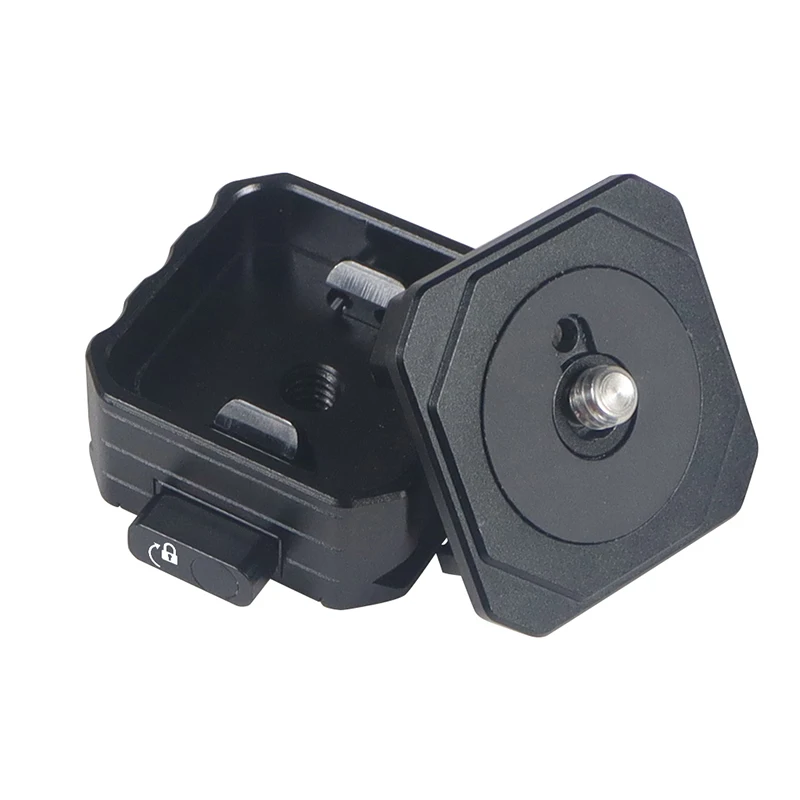 Quick Releae แผ่น Mount 1/4 ''สําหรับ 38mm Arca-type ขาตั้งกล้อง Monopod ฐาน Gimbal Mount Quick Switch System สําหรับกล้อง GoPro Action