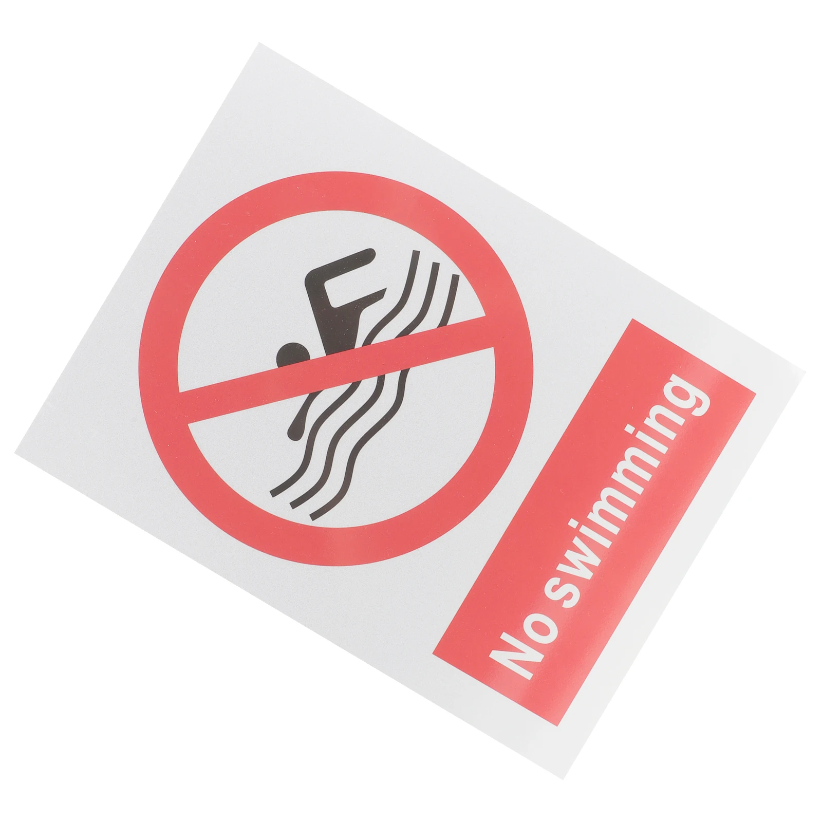 

No Swimming Safety Labels Warning Decals Security Signage Pool Rules Decorations Garden Security Signs Supplies